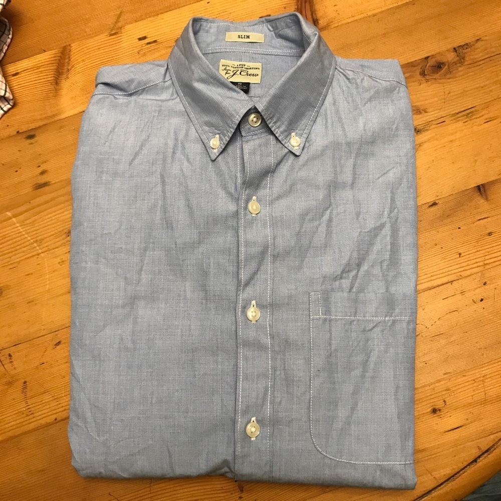 🚣‍♀️ J CREW Slim Long Sleeve Dress Shirt